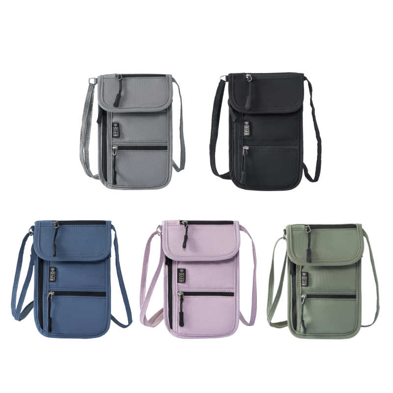 Travel Accessories Personalised - Personal Neck Wallet RFID Blocking Travel