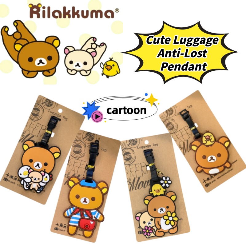 Travel Accessories Personalised - Rilakkuma Creative Personalized Luggage Tag Anti-Lost