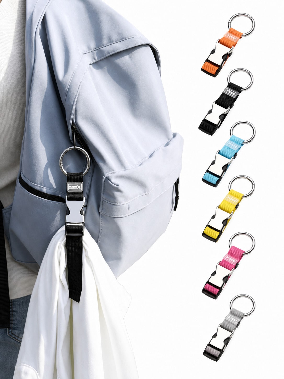 Travel Accessories Luggage Straps - Multi-Color Backpack & Luggage External Buckle