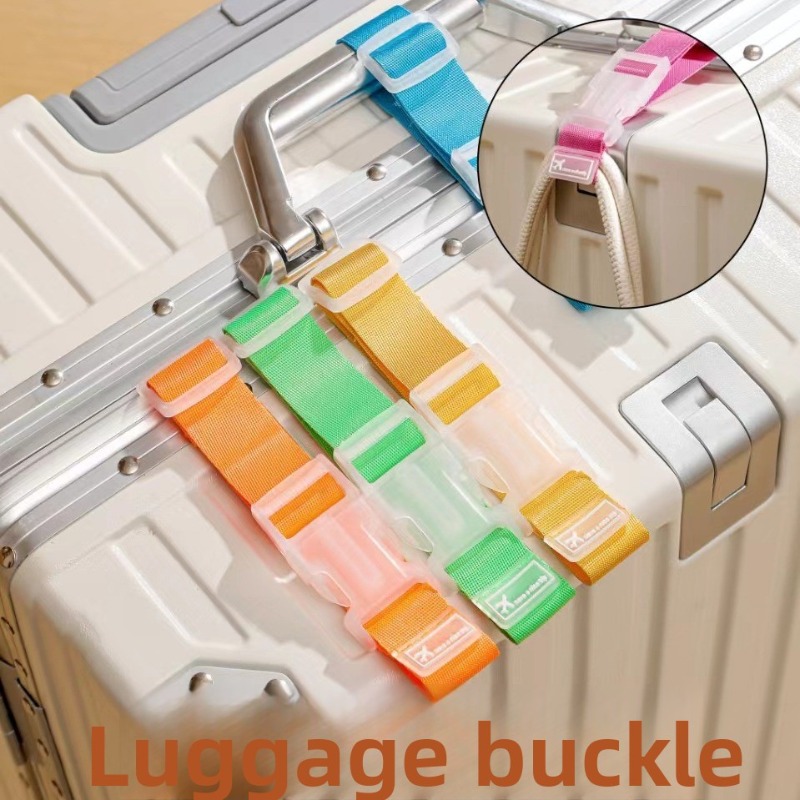 Travel Accessories Luggage Straps - 5pcs Random Color Adjustable Luggage Connecting