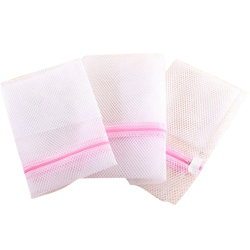 Reusable Zip Bag - 3 Size Zipped Laundry Bags Reusable