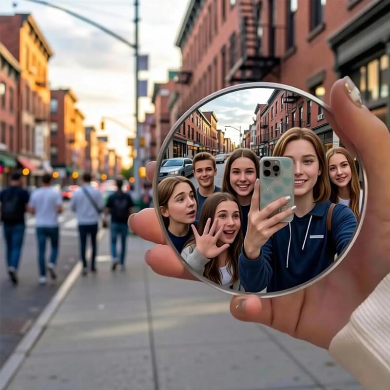 Travel Accessories Gadget - Handheld Selfie Mirror Portable Solo Trip