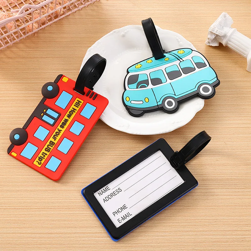 Travel Accessories Sale - Cute Cartoon Cars PVC Silicone Luggage
