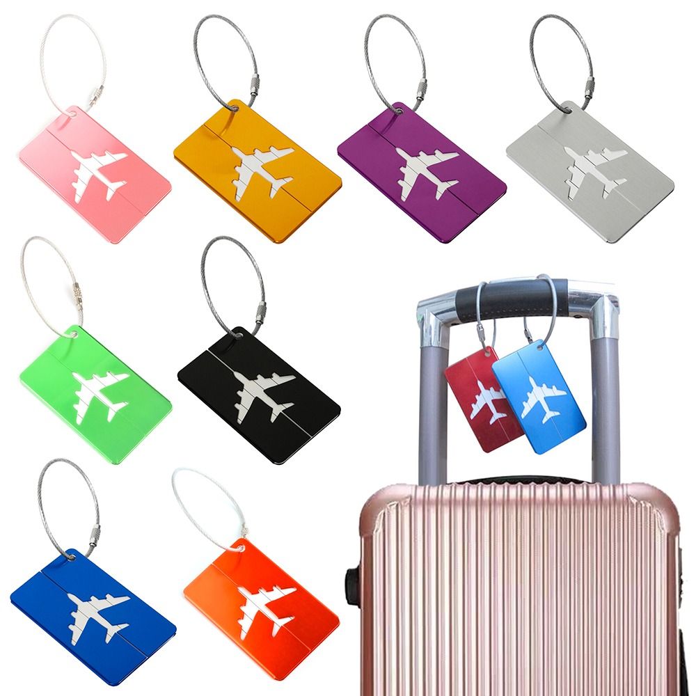 Travel Accessories Personalised - Aluminium Travel Luggage Tags Reusable Suitcase
