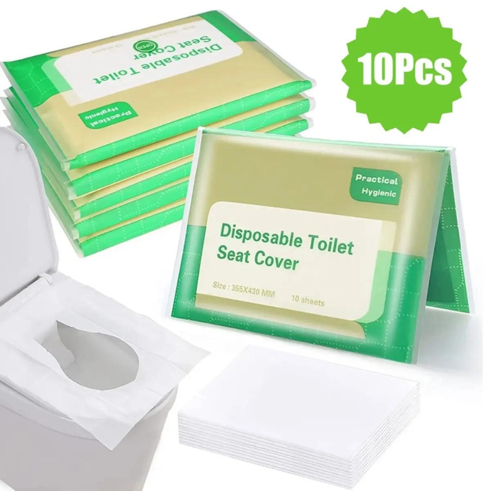 Travel Accessories Gadget - 20/50Pcs Disposable Flushable Toilet Seat Covers