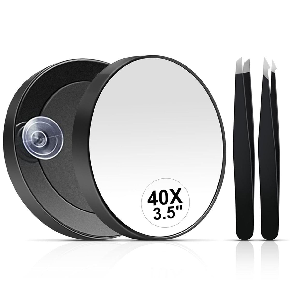 Travel Accessories To Buy - 【TODAY-BUY】~@ 40X Magnifying Mirror 3.5 Inch