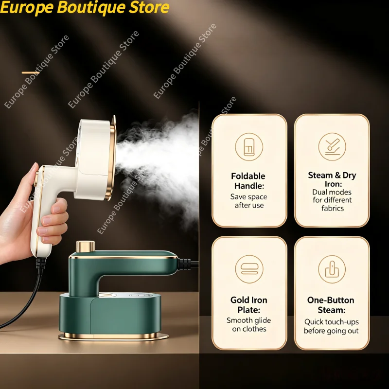 Foldable Handheld Garment Stea - Mini Iron Travel review and price