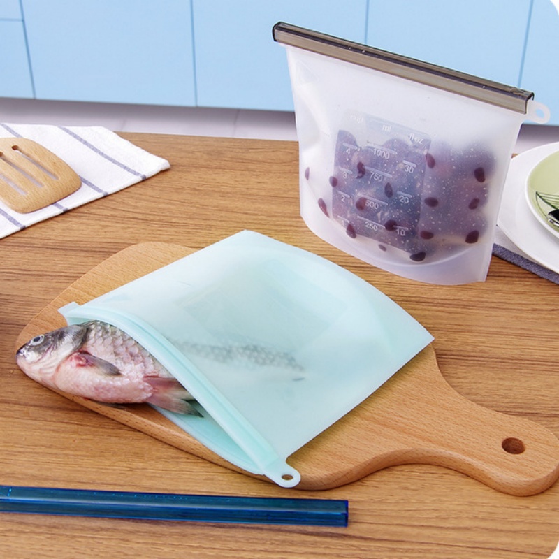5pcs Silicone Food Storage Con - Reusable Zip Bag review and price
