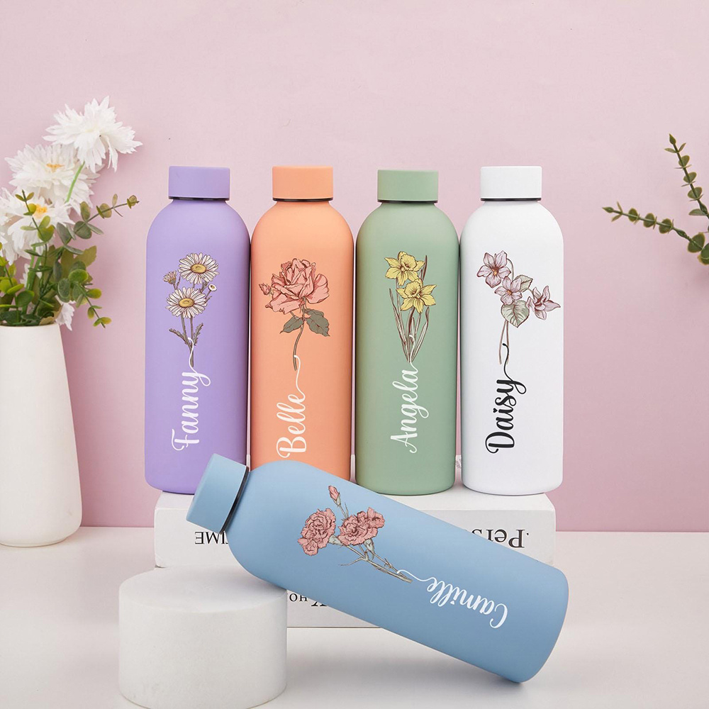 Customized Floral Water Bottle - Portable Travel Kettle review and price