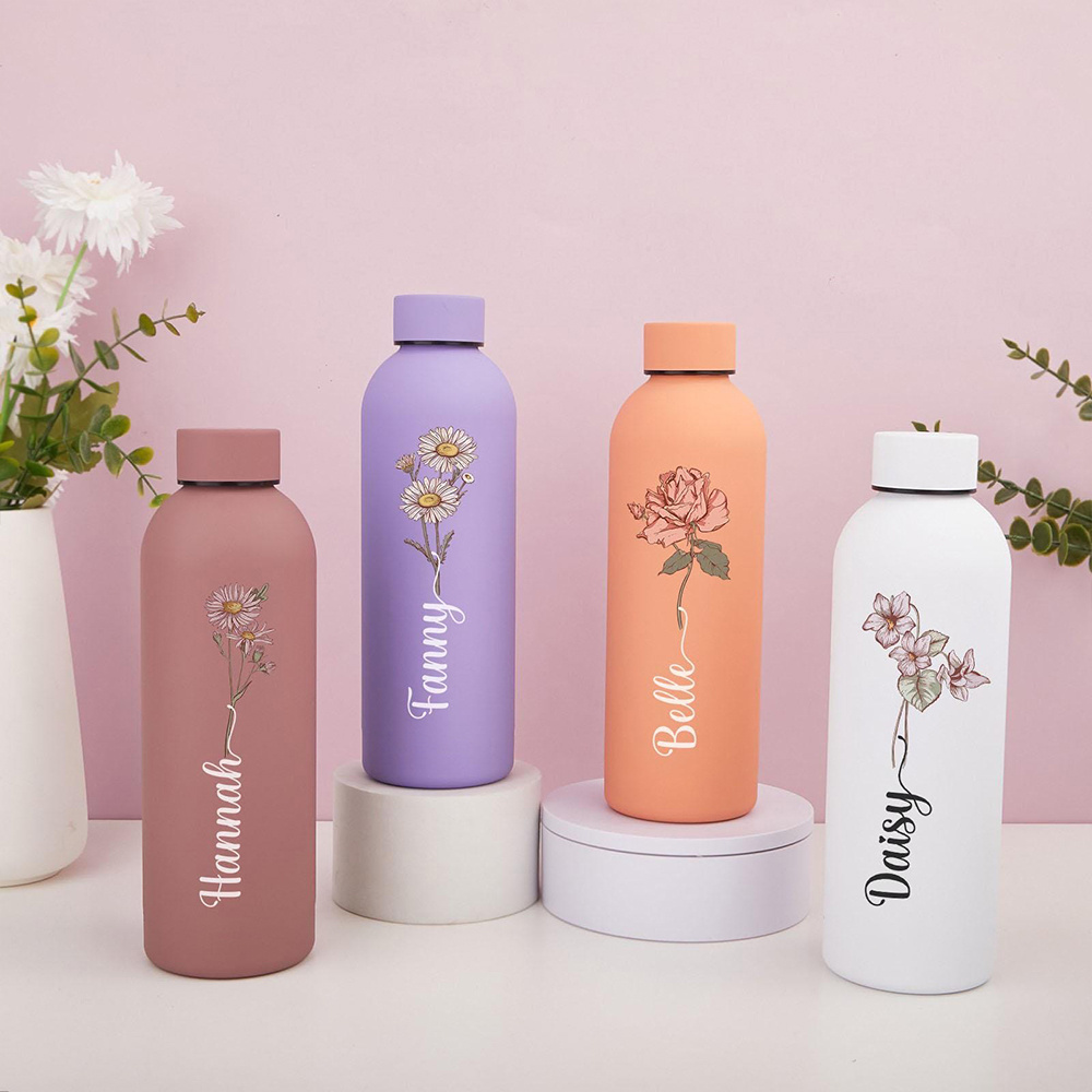 Customized Floral Water Bottle - Portable Travel Kettle review and price