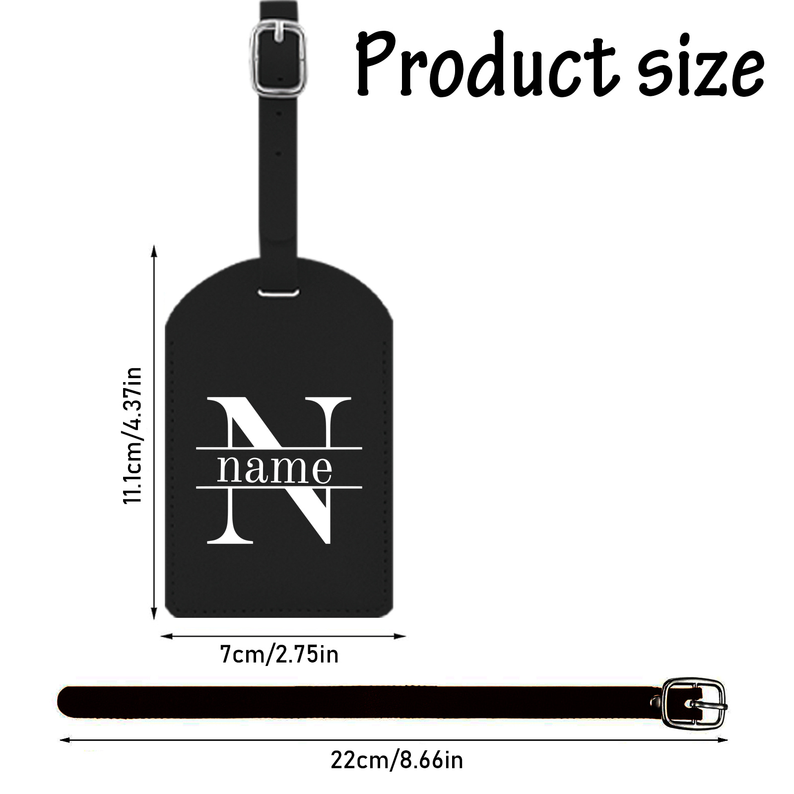 1pc,Personalize Luggage Tags,L - Travel Accessories Personalised review and price