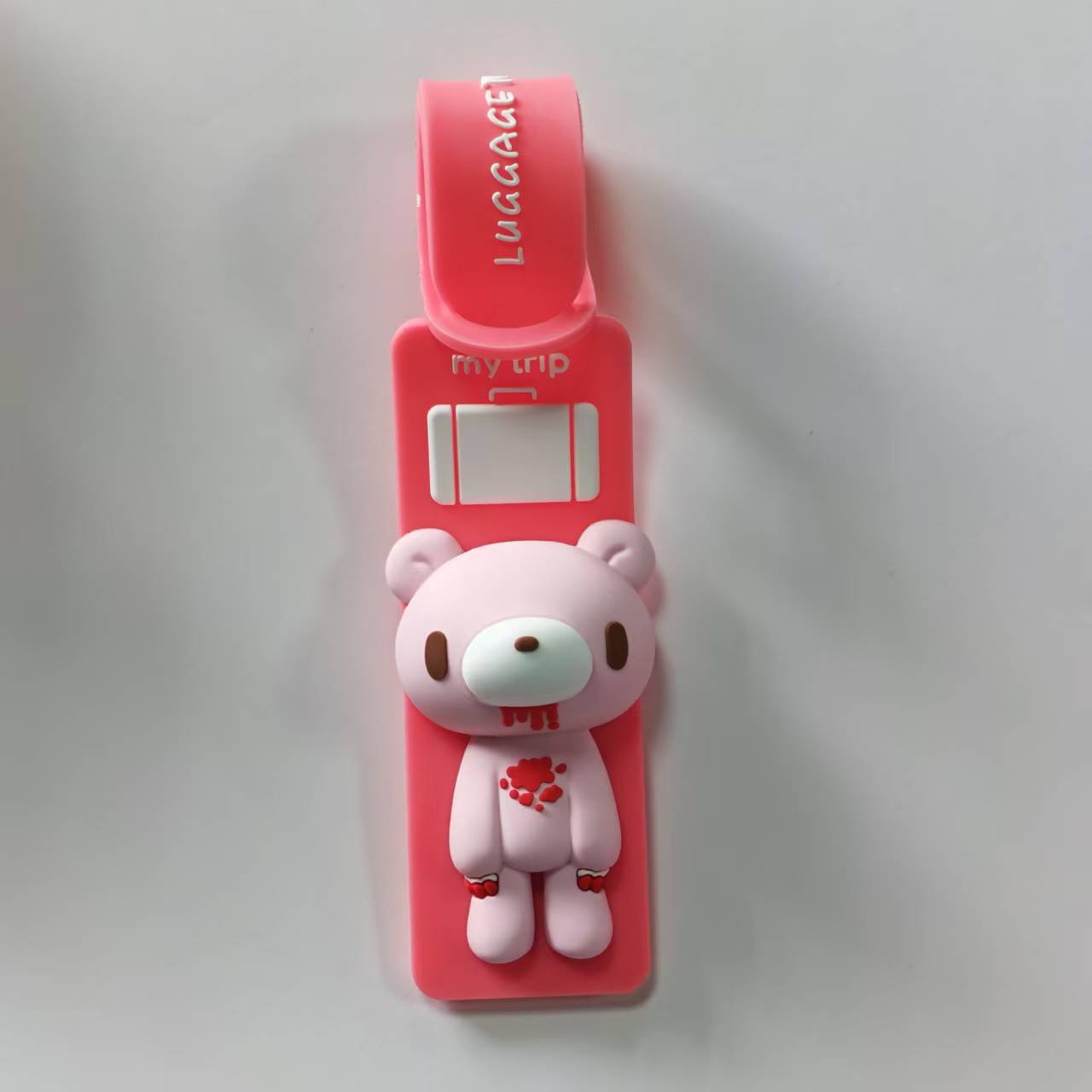 Cute Cartoon Bear Silicone Lug - Travel Accessories Luggage Straps review and price