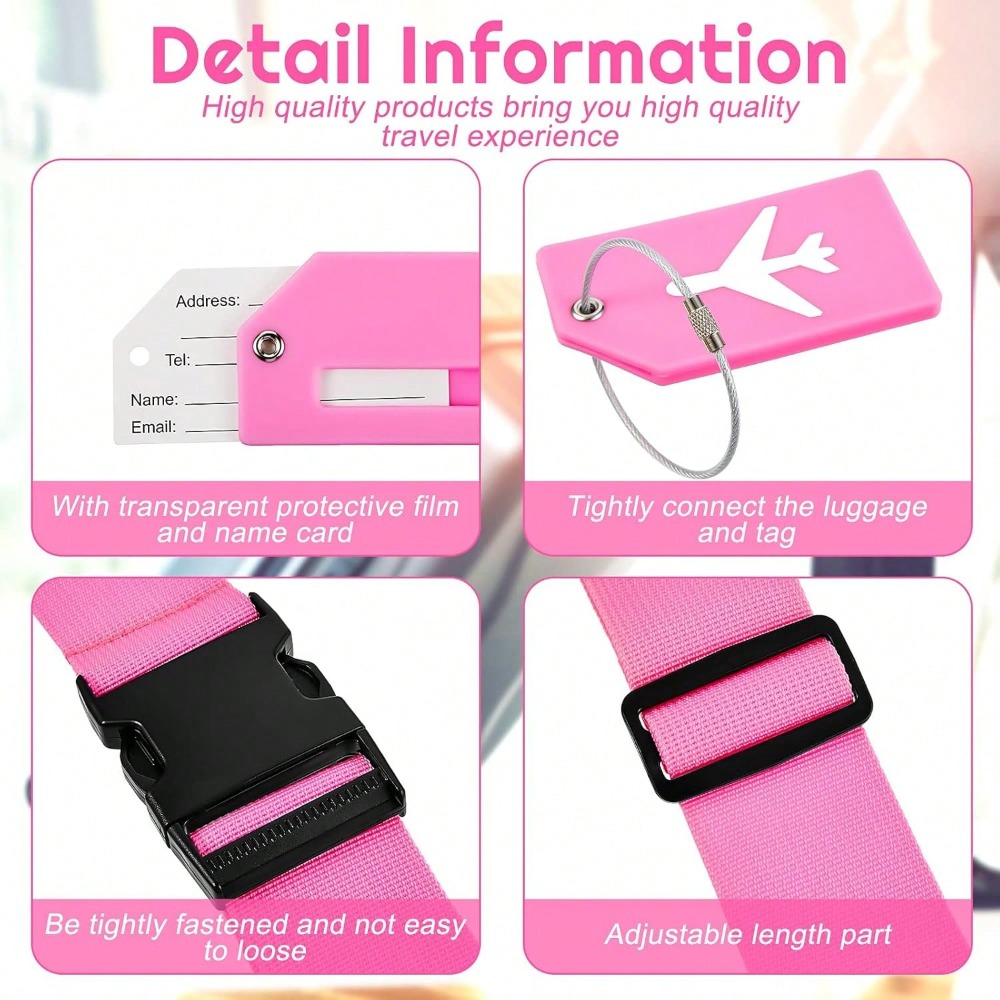 Luggage Strap Set with Luggage - Travel Accessories Luggage Straps review and price