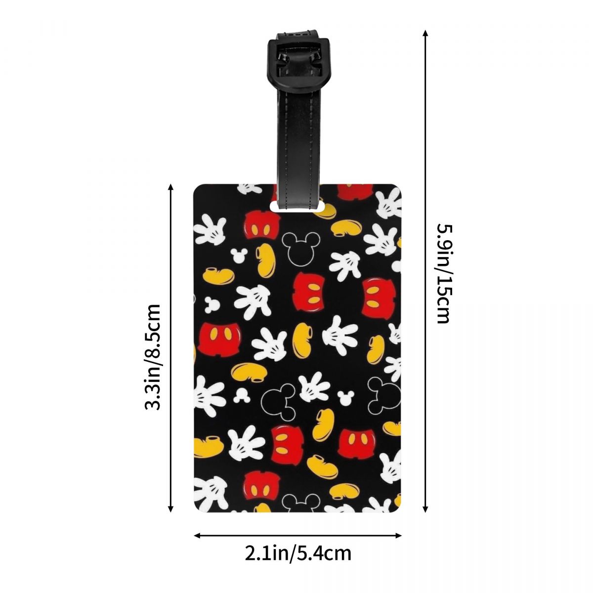 Custom M-Mouse  Luggage Tag fo - Travel Accessories Personalised review and price