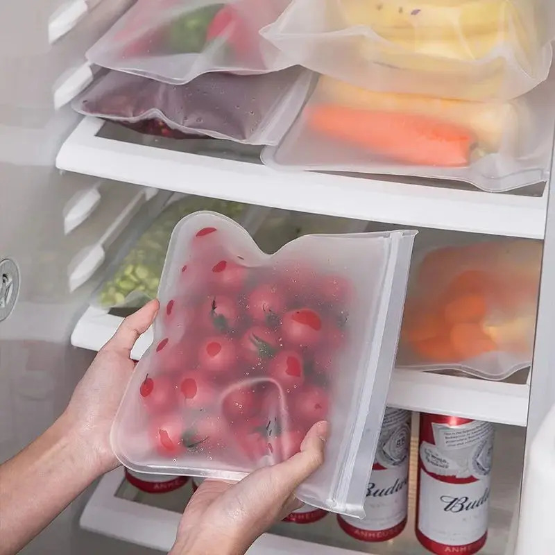 Silicone Food Storage Containe - Reusable Zip Bag review and price