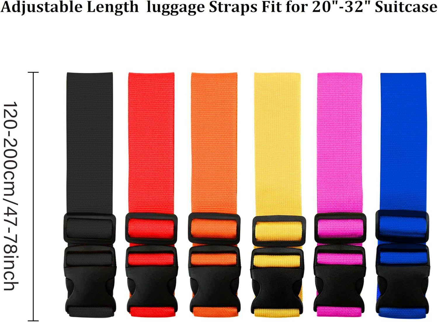 Bright Color Adjustable Luggag - Travel Accessories Luggage Straps review and price