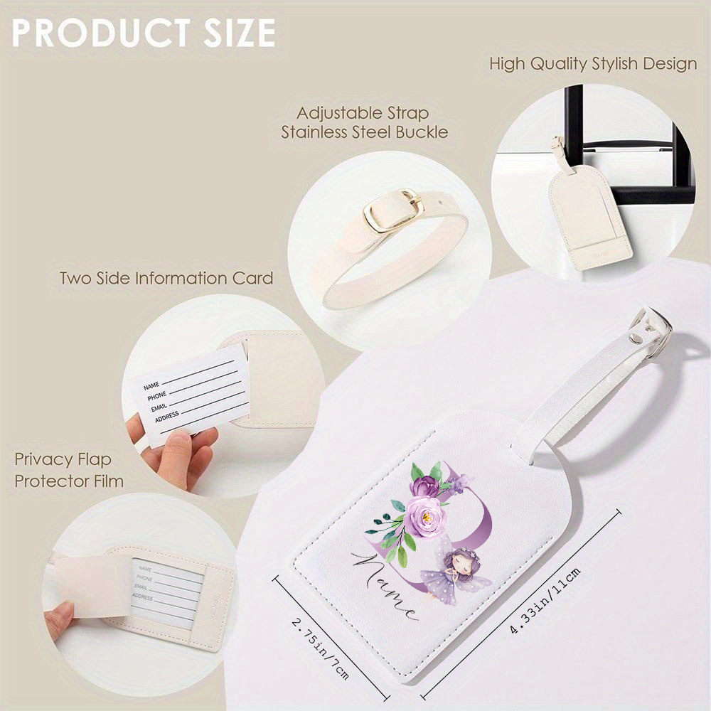 Personalized PU Luggage Tag, F - Travel Accessories Personalised review and price