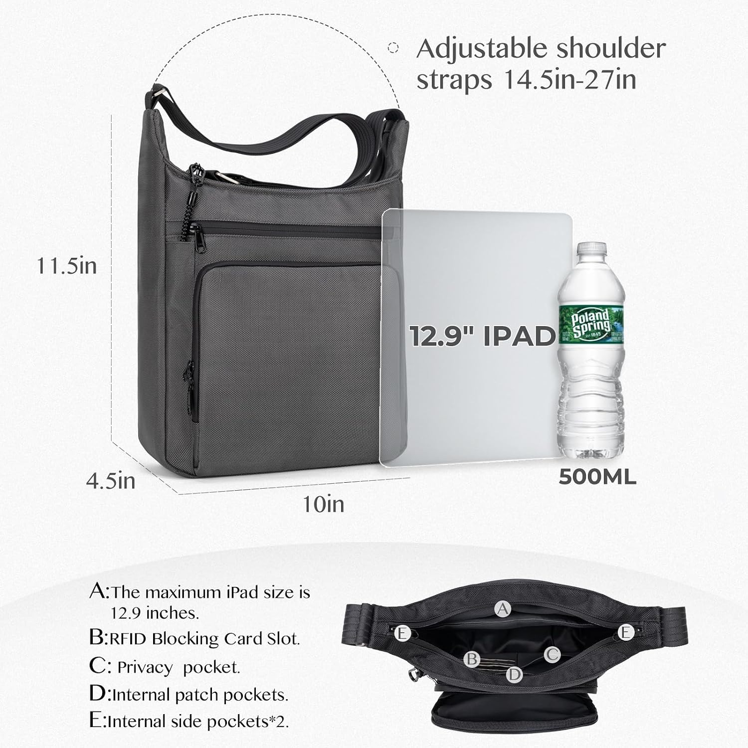 Sling Backpack Anti theft Cros - Travel Accessories Tech review and price