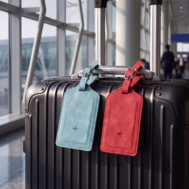 1PC PU Leather Luggage Tag Wom - Travel Accessories Sale review and price