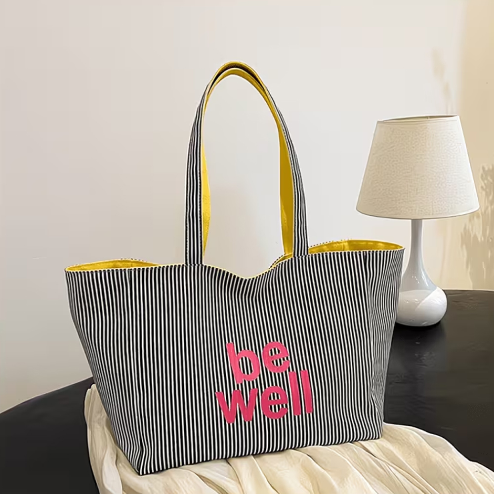 Fashionable Striped Printed Le - Travel Accessories Tech review and price