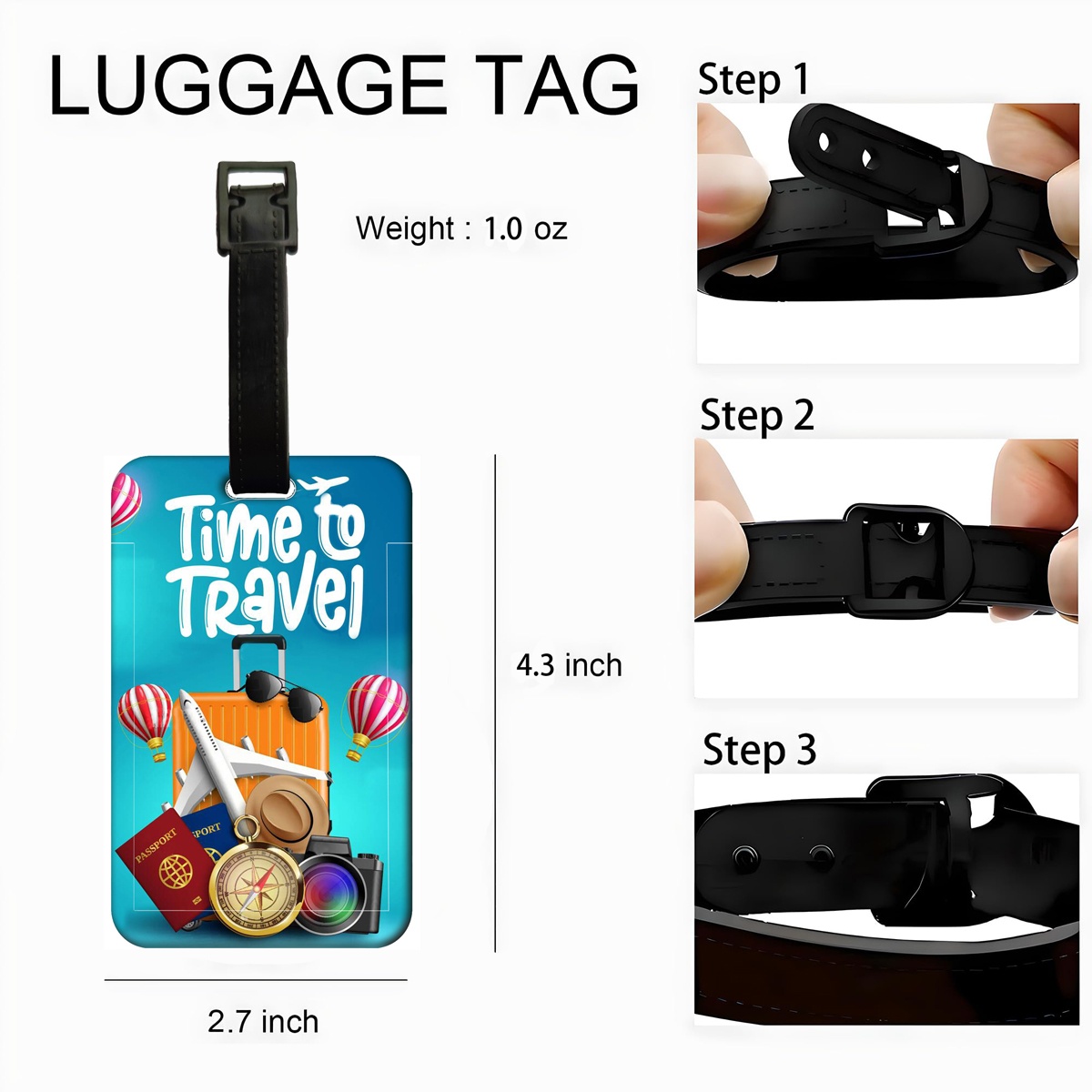 Travel Style Luggage Tag Men W - Travel Accessories Personalised review and price