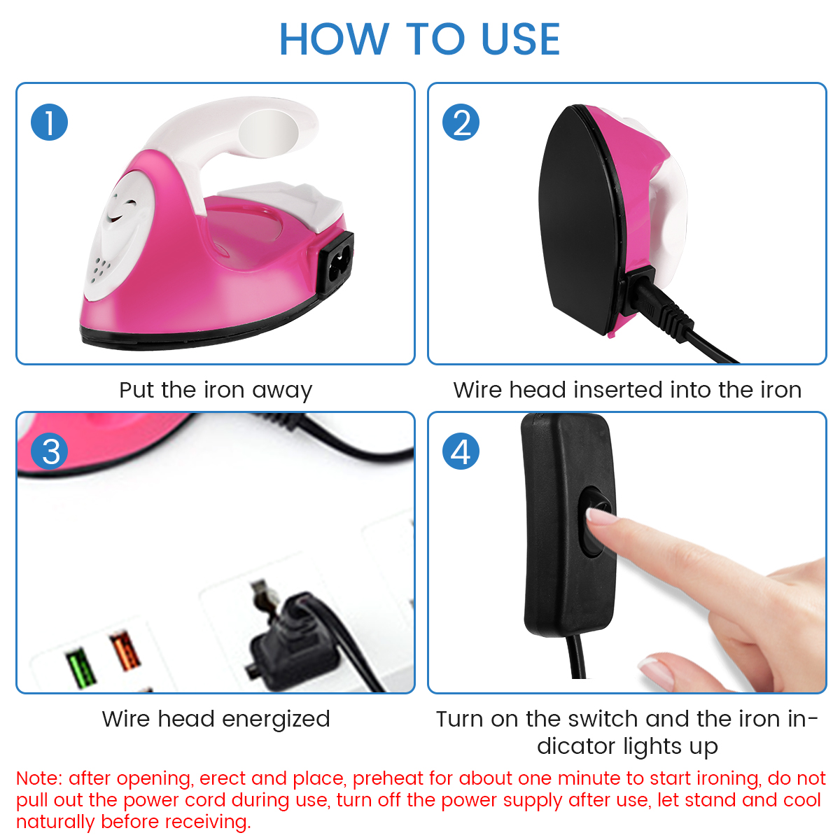 Mini Craft Iron Electric Iron  - Mini Iron Travel review and price