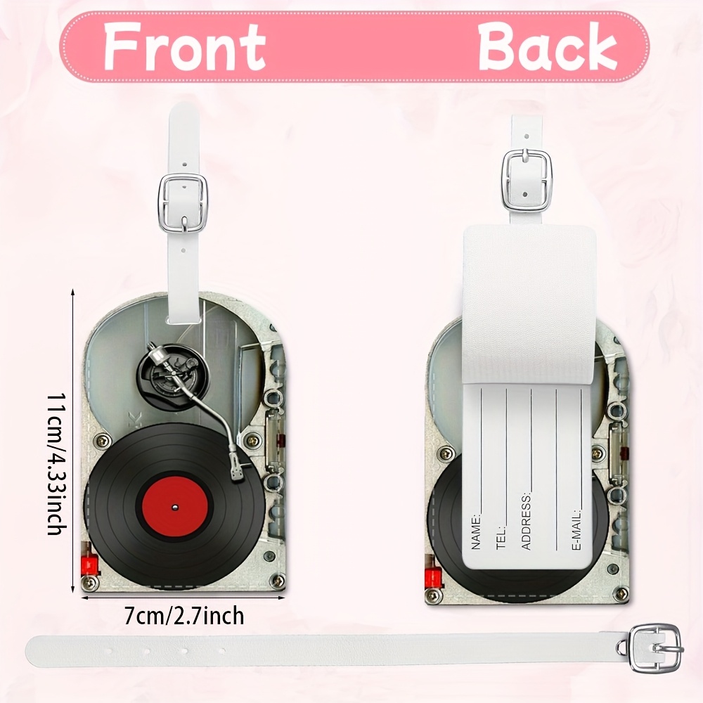 Vintage Vinyl Record Player Lu - Travel Accessories Luggage Straps review and price